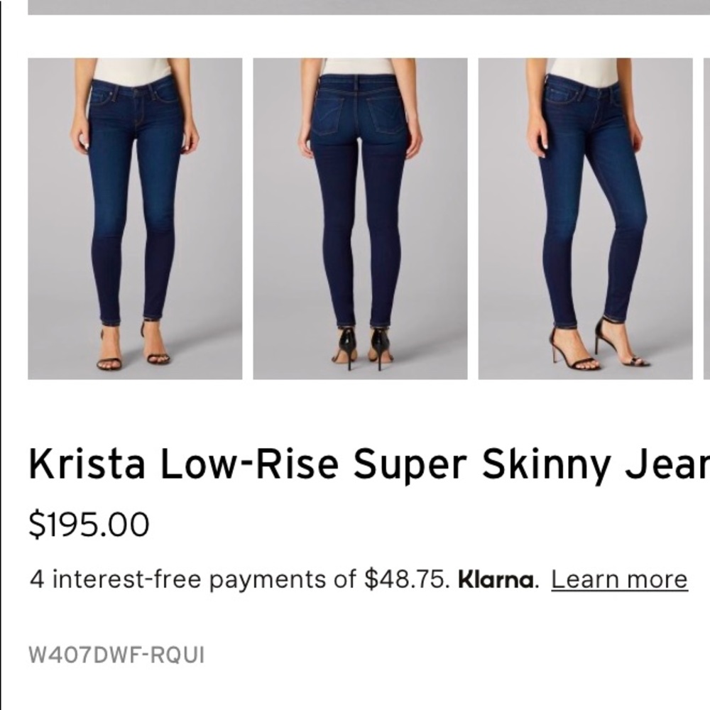 HUDSON Krista Super Skinny Ankle